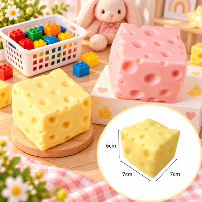 Mjuka cheese squishys i lekrummet