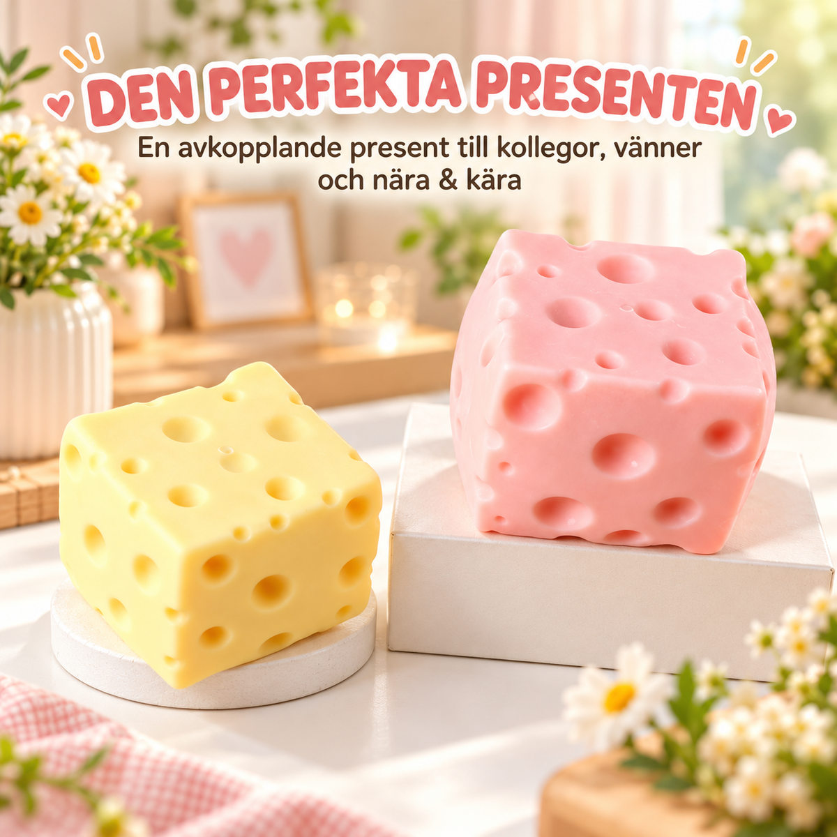 Cheese squishy – mysig present för barn